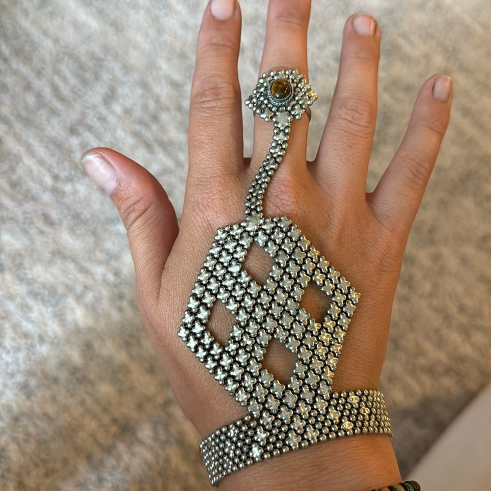 Festival silver bracelet